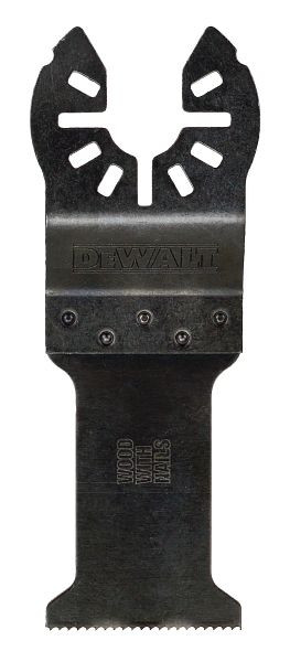 DeWalt Multi-Tool BiM Sägeblatt 43 x 30 mm, für Holz, Holz mit Nägeln, Kunststoffen und Gipskarton, DT20701-QZ
