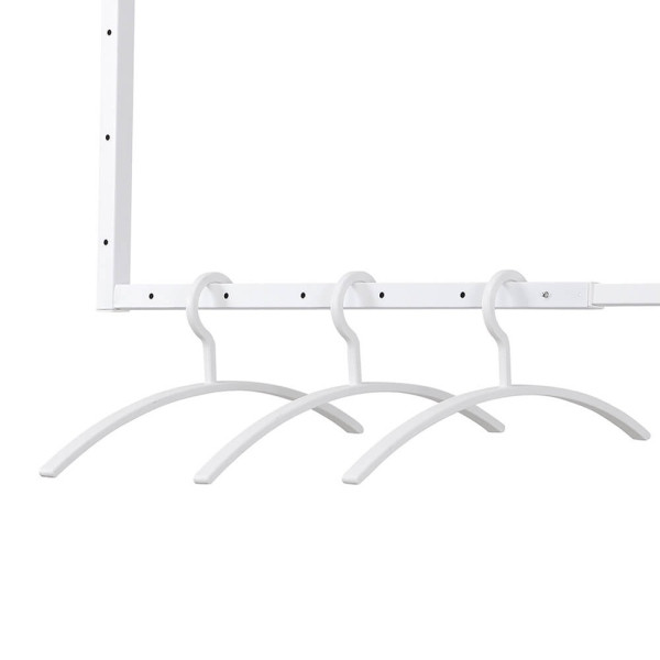 HOME DELUXE Kleiderbügel RACK Weiß 10er Set, 60658, 4058166315731