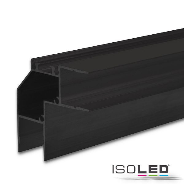 ISOLED LED Eckprofil HIDE ANGLE Aluminium schwarz RAL 9005, 200cm, 114810