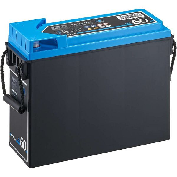 ECTIVE DC 60 AGM Slim 12V Versorgungsbatterie 60Ah, TN4707