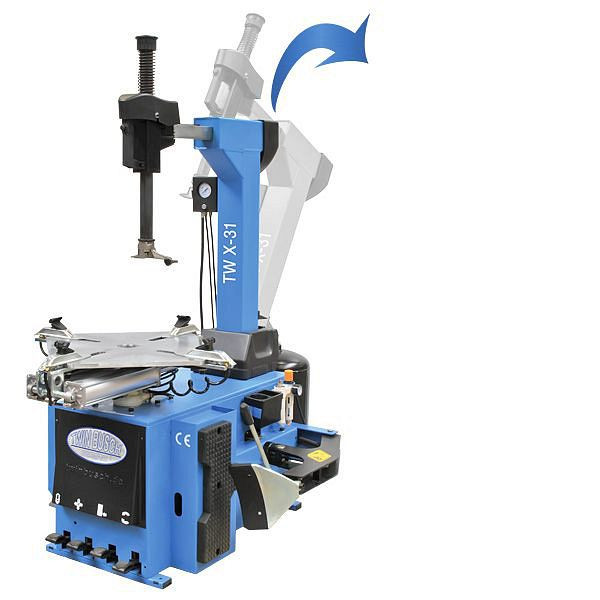 Twin Busch SEMI automatische Reifenmontagemaschine - mit pneumatisch kippbarem Montagearm, TWX-31