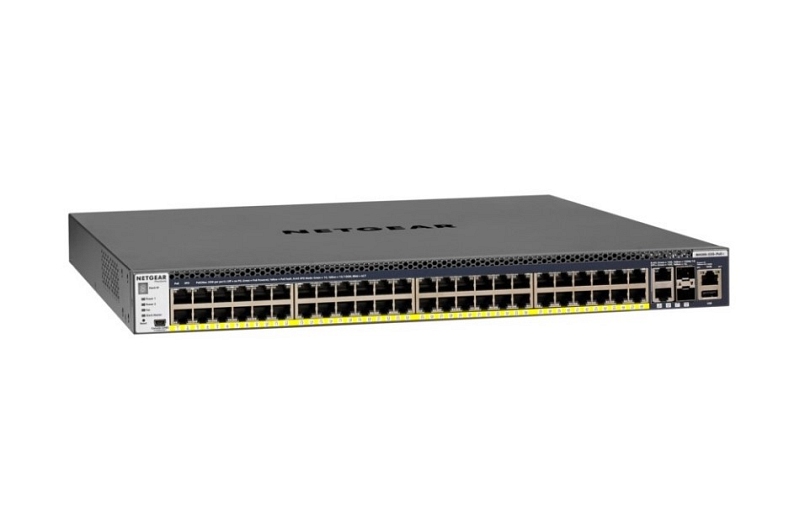 Netgear 52 Wireless Router Netgear 52-Port Stackable Managed Switch Layer 2 1000W PSU Inkusive ...