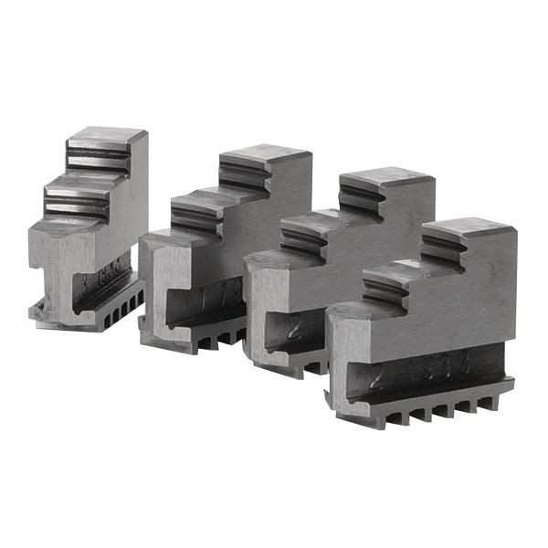 Optimum Blockbackensatz weich für Vierbackendrehfutter Ø 160 mm DIN 6350, VE: 4 Stück, 3442926