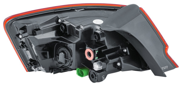 HELLA Heckleuchte, LED, äusserer Teil, für u.a. Audi A3 (8V1, 8VK), ECE, für Rechtsverkehr/für Linksverkehr, rechts, 2SD 012 831-041