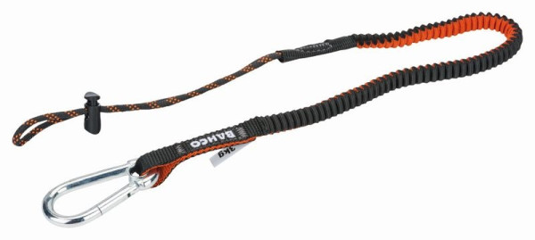 Bahco Absturzsicherungsleine, 1.2 m, 3 kg, mit Karabiner + Schlaufe, 3875-LY2