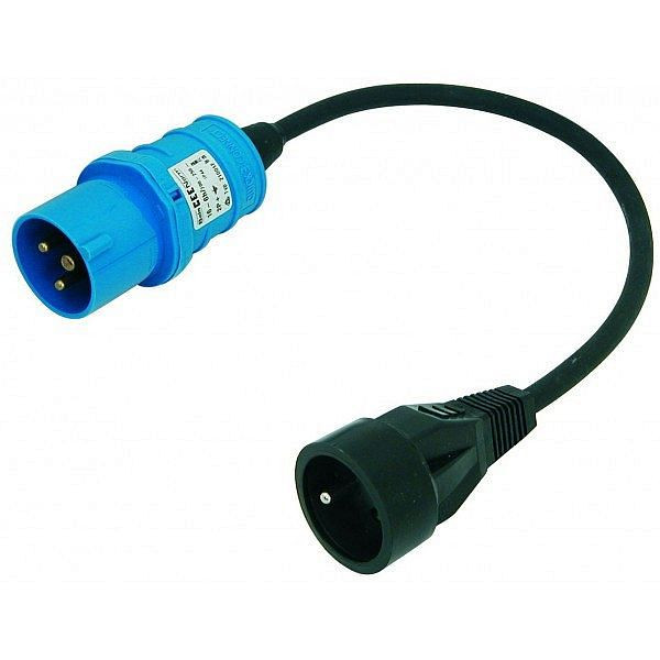 SDMO RAP Adapter mit 230V/16A-CEE-Stecker auf 230V/10/16A-Schuko-Kupplung, 3499231002827