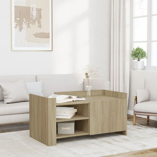 vidaXL Couchtisch Sonoma-Eiche 100x50x50 cm Holzwerkstoff, 848362