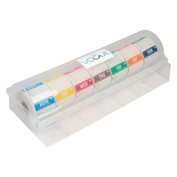 Hygiplas Etikettenset auflösbar 5 cm mit Spender, GH475