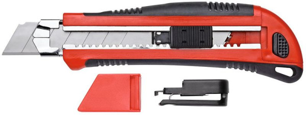 GEDORE red Cuttermesser 5 Klingen-Breite 25mm mit Clip, 3301605