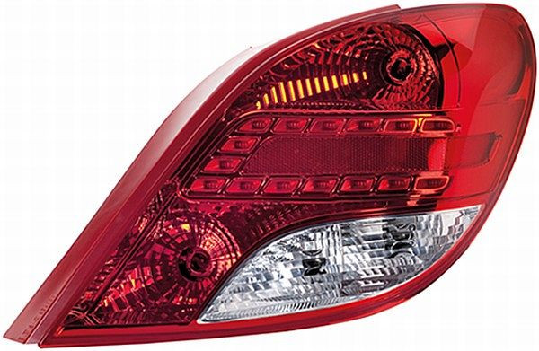 HELLA Heckleuchte, LED, für u.a. Peugeot 207/207+ (WA_, WC_), für Linksverkehr/für Rechtsverkehr, rechts, 2VA 354 673-021