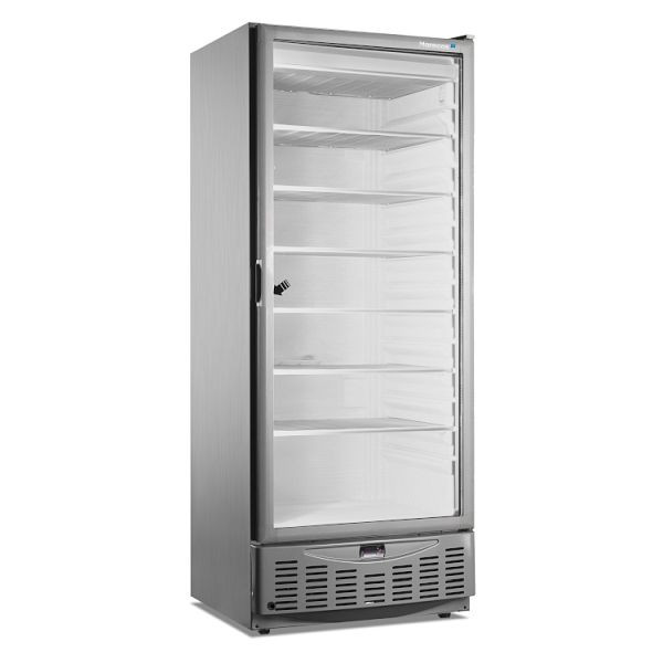 Marecos Gefrierschrank GN 2/1 + 600x400mm mit Glastür aus Edelstahl 500 Serie, 224.017