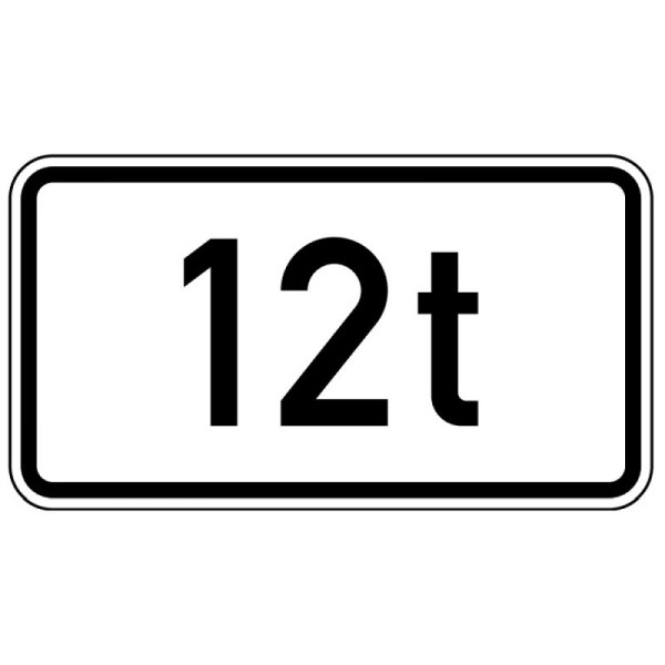 Stein HGS Massenangabe - 12 t Nr. 1053-37, 412x750mm /RA1/Alform, 1053-37-312