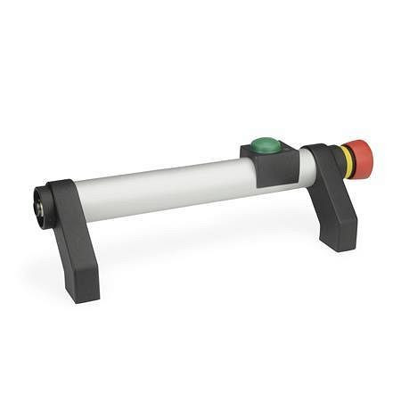 Ganter Rohrgriffe, mit elektrischer Schaltfunktion (GN 332-300-SW-T1-1-R), 332-300-SW-T1-1-R