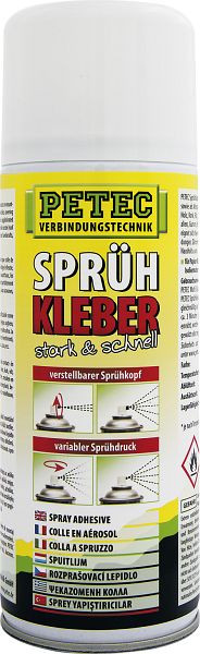 Petec Sprühkleber, 400ml, VE: 12 Stück, 94340, 4013558943404