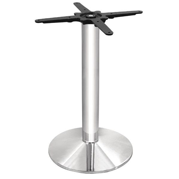 Bolero runder Tischfuß Chrom 72cm hoch, 43 cm Durchmesser, CD214