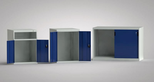 KLW Schiebetürschrank als Maschinenbeistellschrank 700 x 1500 x 815 H x B x T mit abschliessbaren Schiebetüren, 7SS-ST0700XTB-L001MPB
