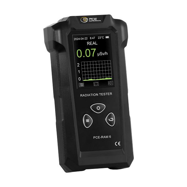 PCE Instruments Strahlungsmessgerät, Messbereich 0 bis 1000 µSv/h, PCE-RAM 6