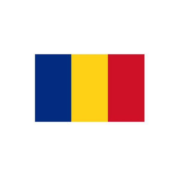 Stein HGS Länderflagge Rumänien, 100 x 150 cm (Querformat), mit Seil und Schlaufe, FlagTop 160 g/m², für Fahnenmasten 6 m, ohne Hohlsaum, 27455