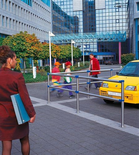 Moravia Systemgeländer Urban, Edelstahl, Standrohr, zum Aufdübeln, lackiert, Ø: 60 mm, 311015