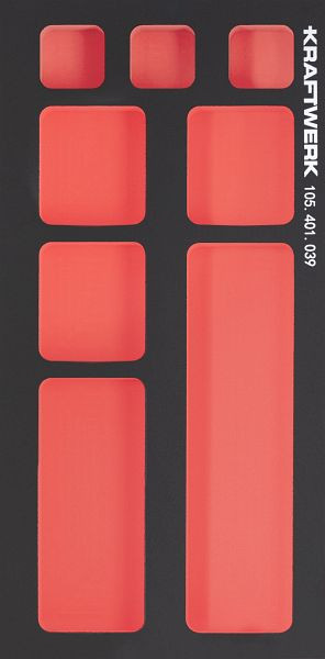 Kraftwerk PRO LINE EVA3 Kleinteile Einlage 20x40 cm, 8 Fächer, 105.401.039