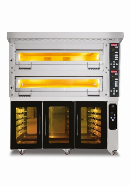 SGS Gastro Multifunktionsofen Konditorei und Bäckerei Haube und Gärschrank, 21 kW, MD-1200-2