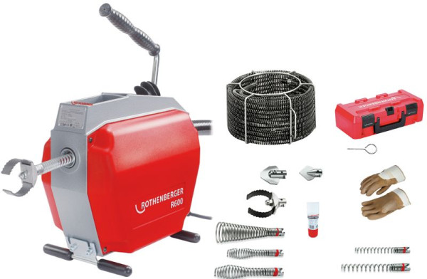 Rothenberger R600 230V+Spiral/WZ-Set (7.2687+7.2955X), 72675