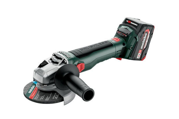 metabo Akku-Winkelschleifer W 18 LT BL 11-125 metaBOX 165 L, inkl. 2 Akkus und Ladegerät, 613052510