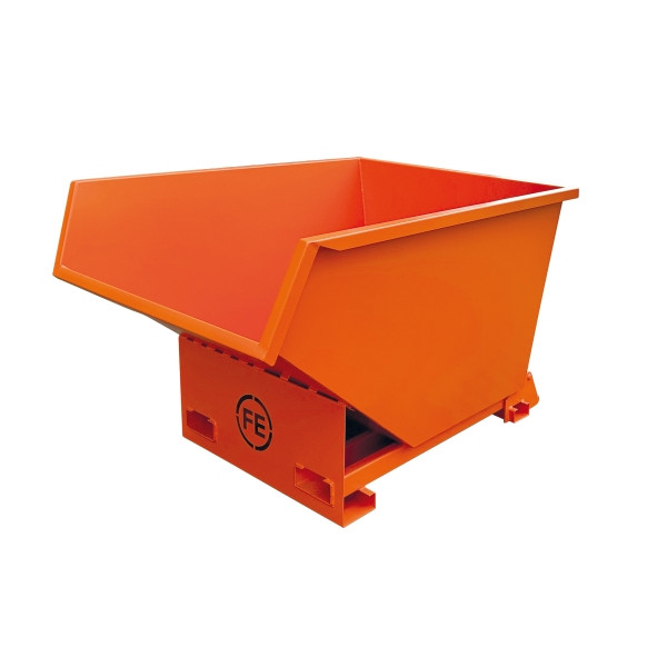Eichinger Industrie Kippbehälter für Teleskoplader, 1500 kg, 1000 Liter, reinorange, 20101200000000