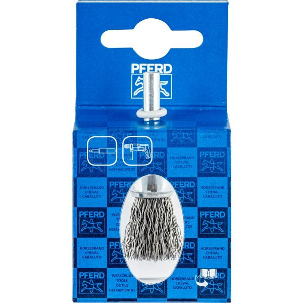 Pferd Pinselbürste mit Schaft, ungezopft POS PBU 1516/6 ST 0,35, VE: 10 Stück, 43704001