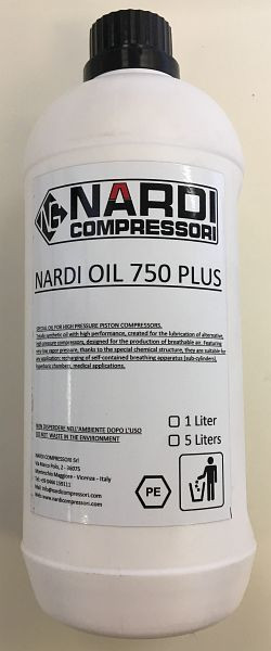 ELMAG Spezial-Öl für Hochdruck-Atemluft-Kompressoren Alusynt 50 Plus, 1 Liter Kanister, 9201101