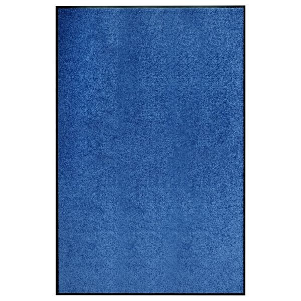 vidaXL Fußmatte Waschbar Blau 120x180 cm, Oberflächenmaterial: 100% Polyamid, 323444