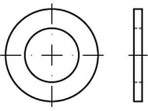 Scheiben ISO 7092 Messing 5 Ms VE=K (100 Stück)