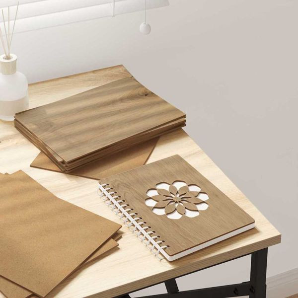 vidaXL Dekoplatten 150 pcs Artisan-Eiche 21 x 30 x 0.3 cm, 885582