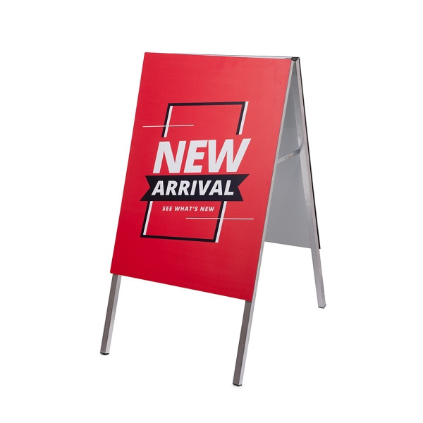 Showdown Displays Satz Kundenstopper Aufsteckständer DIN A1 Beine und Universal Klettverschluss, ZPSOA1-HW