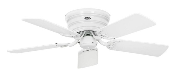 CasaFan Deckenventilator Classic Flat 103-III Lack weiß-Lack weiß/Lack lichtgrau, 5103061