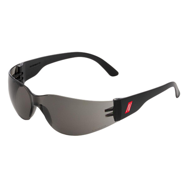 NITRAS VISION PROTECT BASIC, Schutzbrille, Tragkörper schwarz, Sichtscheiben sehr dunkel, VE: 120 Stück, 9001