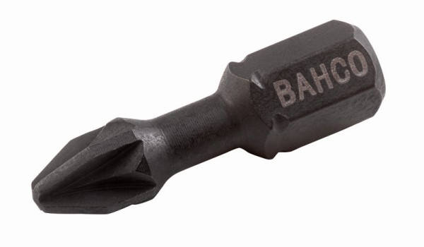 Bahco Torsions-Bit, PZ2, 1/4" Hex, 25 mm, 2P, 66IM/PZ2-2P