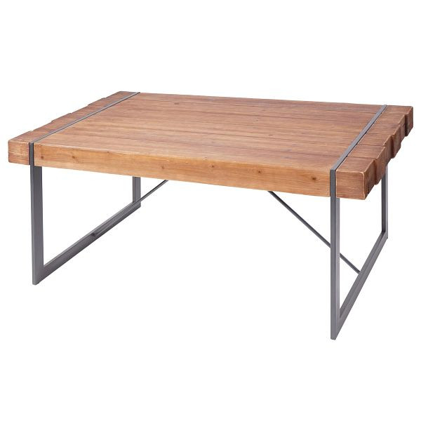 Mendler Esszimmertisch HWC-A15, Esstisch Tisch, Tanne Holz rustikal massiv, braun 80x160x90cm, 75688