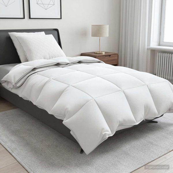 vidaXL Gänsedaunen-Bettdecken-Set 90% FULDA 3-teilig 135 x 220 cm 310 GSM, 3442660