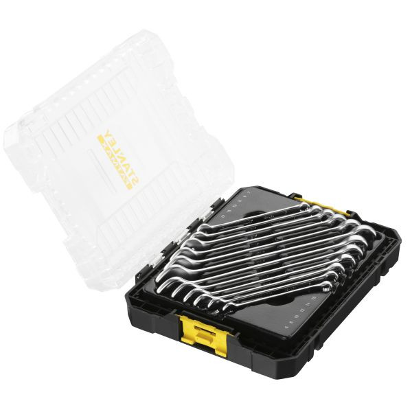 Stanley FATMAX STAK Ringmaulschlüssel-Set 12-teilig im mittelgroßen STAK Koffer, FMMT98104-0