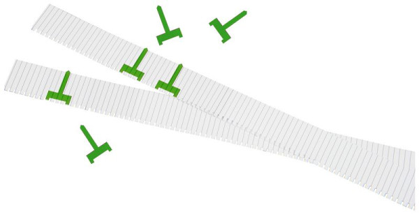 Eichner Planungssignale für Einstecktafel, schmal, grün, VE: 50 Stück, 9085-00064