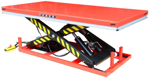 Schefer Hydraulischer Hubtisch Einfachschere HTE Eco Professional, 4,0t, Plattformlänge: 2200 mm, Plattformbreite: 1200 mm, 1201640220120