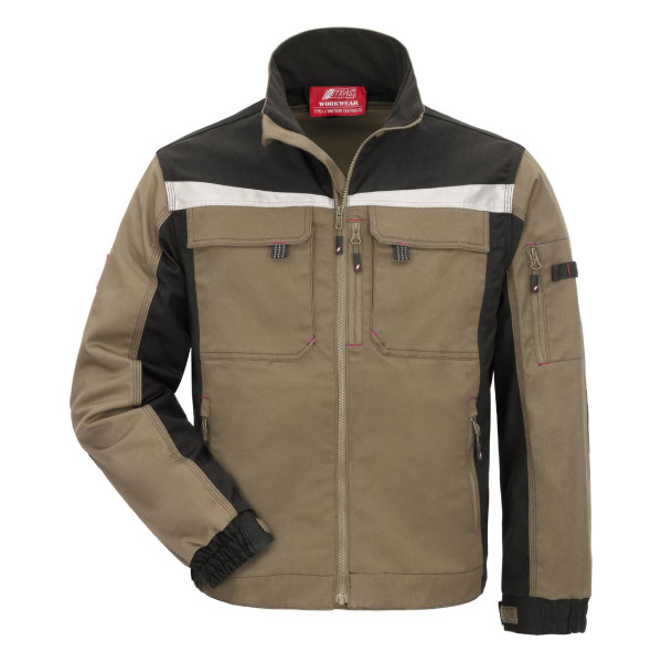 NITRAS MOTION TEX PRO FX, Arbeitsjacke, Größe: 68, Farbe: khaki, VE: 10 Stück, 7755-68