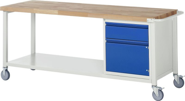 RAU Fahrbare Werkbank 8152I6, B2000xT700xH880mm, 1xSchublade-TA, 1xTür, 05-8152I6-207R4S.11