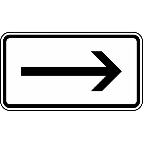 Stein HGS Rechtsweisend Nr. 1000-20, 412x750mm /RA2/Flachform 2mm, 1000-20-321