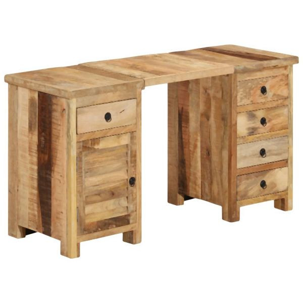 vidaXL Schreibtisch Massivholz Mango 140x50x77 cm, 338209