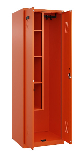 C+P Putzmittel-Spind Evolo PLUS, 2 Abteile, 1850x600x500mm, 2004/2004, Zylinderschloss, 049100-00 S10050