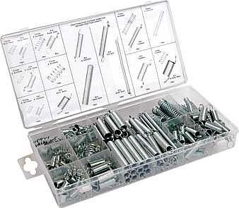 Iwetec Zug- und Druckfedern-Sortiment, 200-teilig, 710152