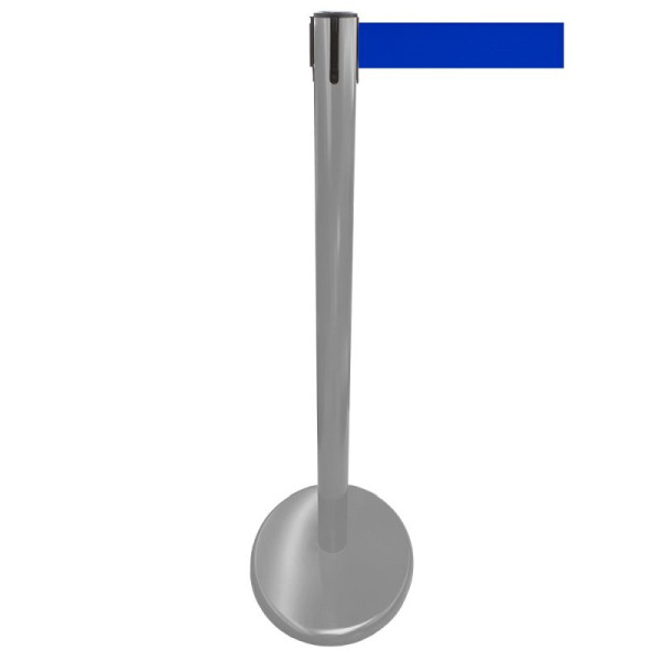 Stein HGS Personenleitsystem -P-LINE Future-, Metall/ anthrazit, blau, mit magnetischem Gurtendstück, 12792-0204