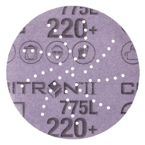 3M Cubitron II Hookit Filmscheibe 775L, 75 mm, 220+, multihole, VE: 250 Scheiben, 7100106716